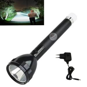 WAKEN 50W LED Laser 1km Range & COB Tracking Torch Rechargeable Dual Li-ion Battery Plastic 1Pc