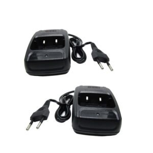 RENMAX Battery Charger for FB-888S Walkie Talkie UHF Two Way Radio – 2 Pcs