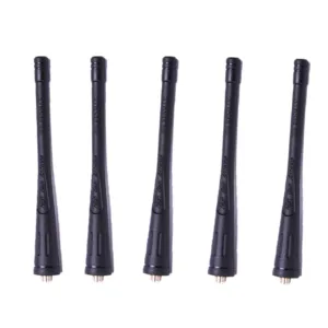 RENMAX Antenna with SMA Female Connector for Two Way Radio Walkie 11.3cm Black (Pack of 5)