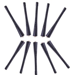 RENMAX Antenna with SMA Female Connector for Two Way Radio Walkie Talkie  11.3cm FB-888 – Black (Pack of 10)