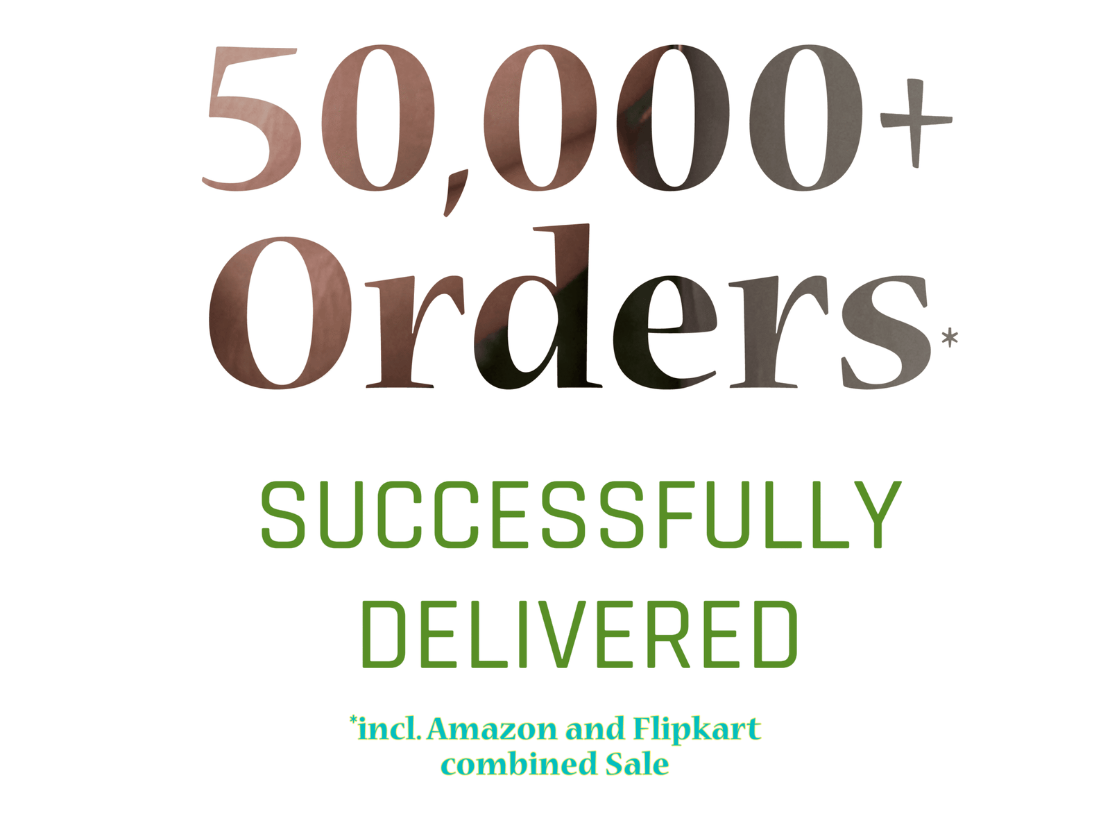 50000 orders acchivement